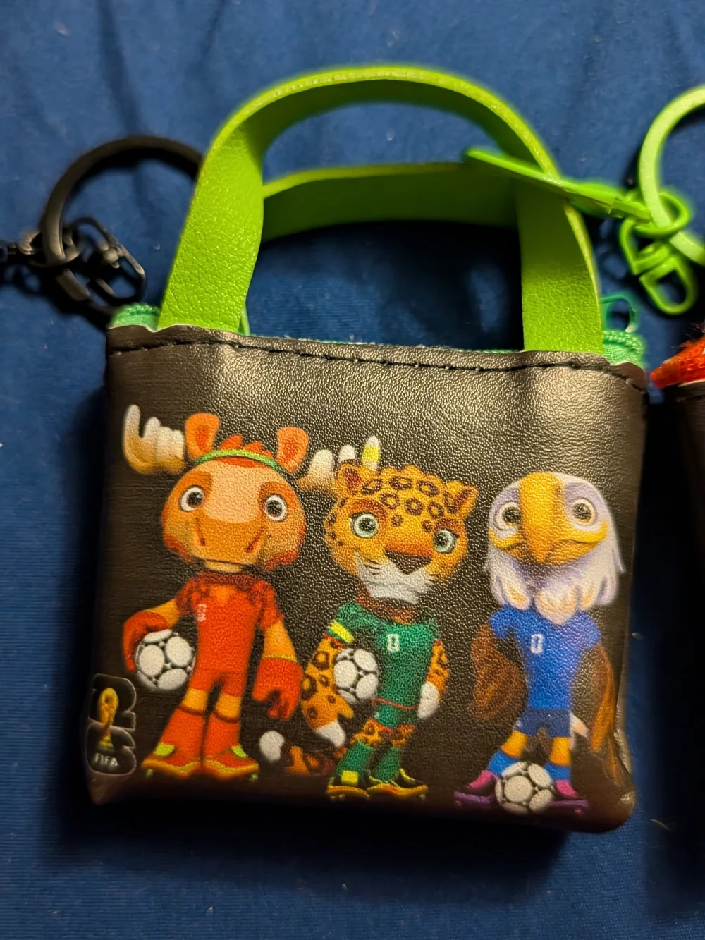 3 New Fifa Mini Bags Keychain